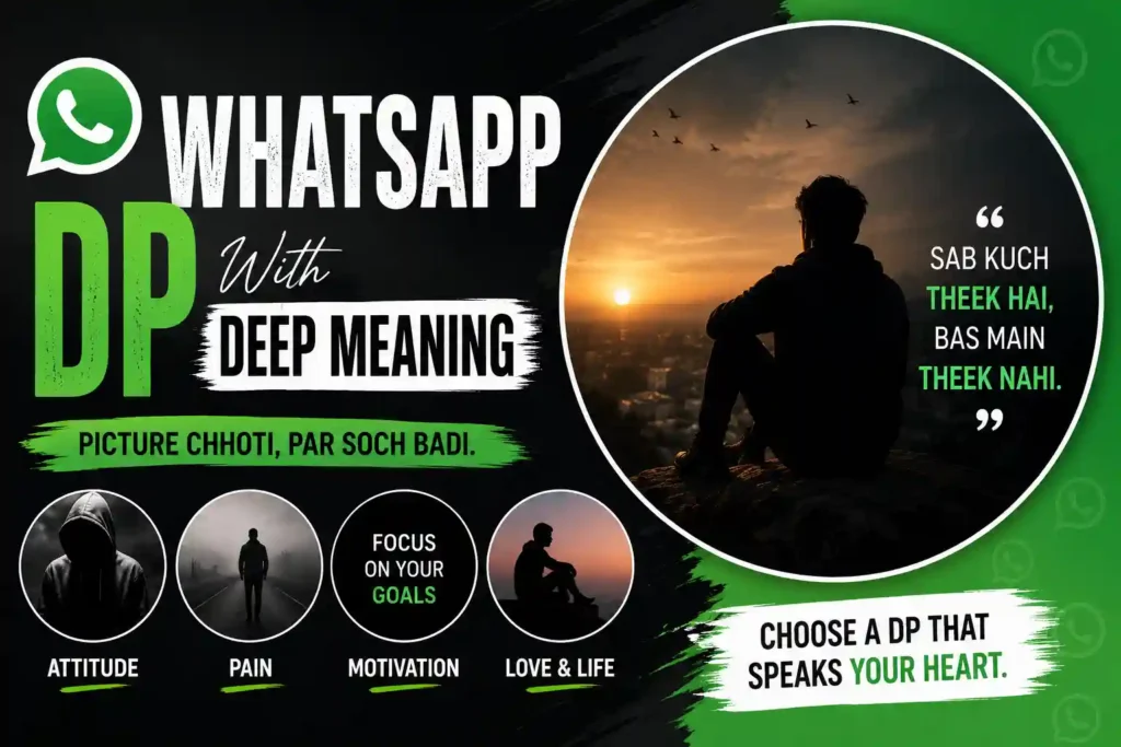 Whatsapp Dp With Deep Meaning