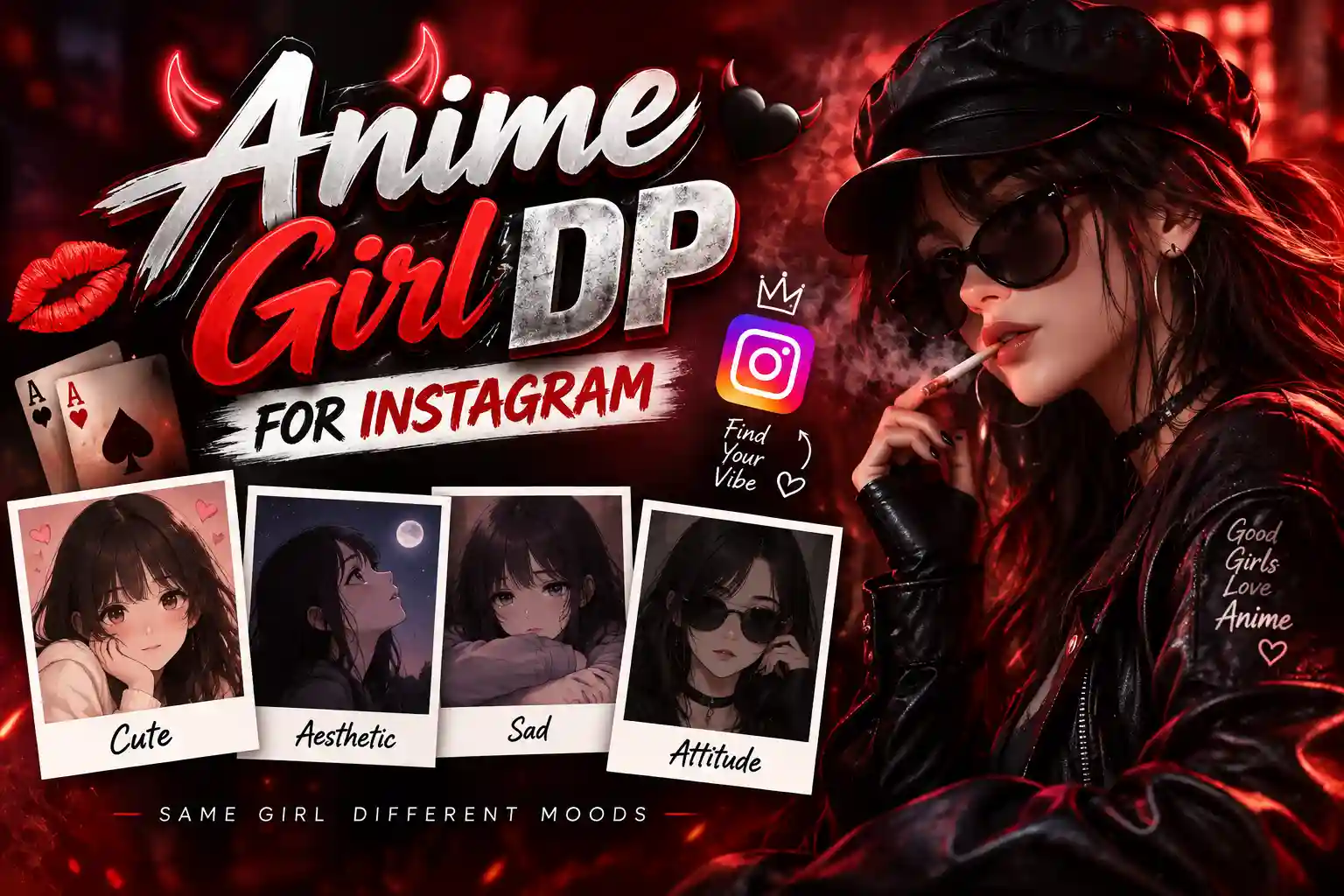 Anime Girl Dp For Instagram 