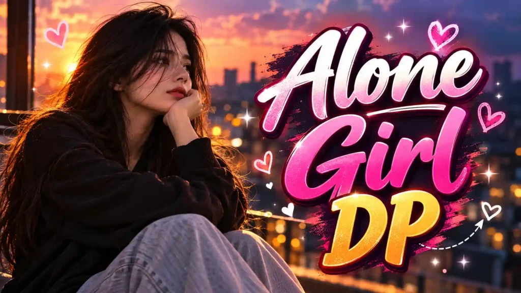 Alone Girl Dp